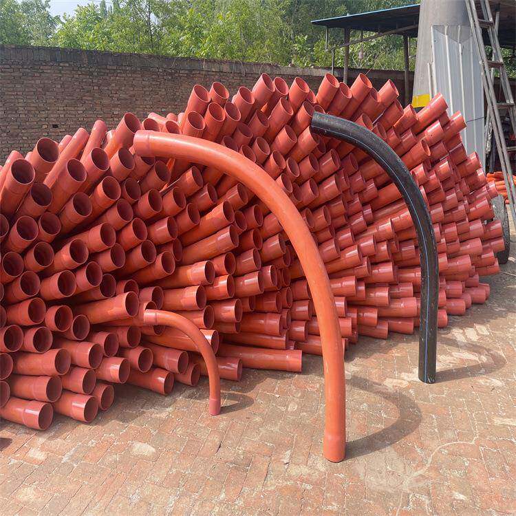 双冠cpvc电力管高压穿线管弯头风力发电用135度弧形大倍弯pvc弯头