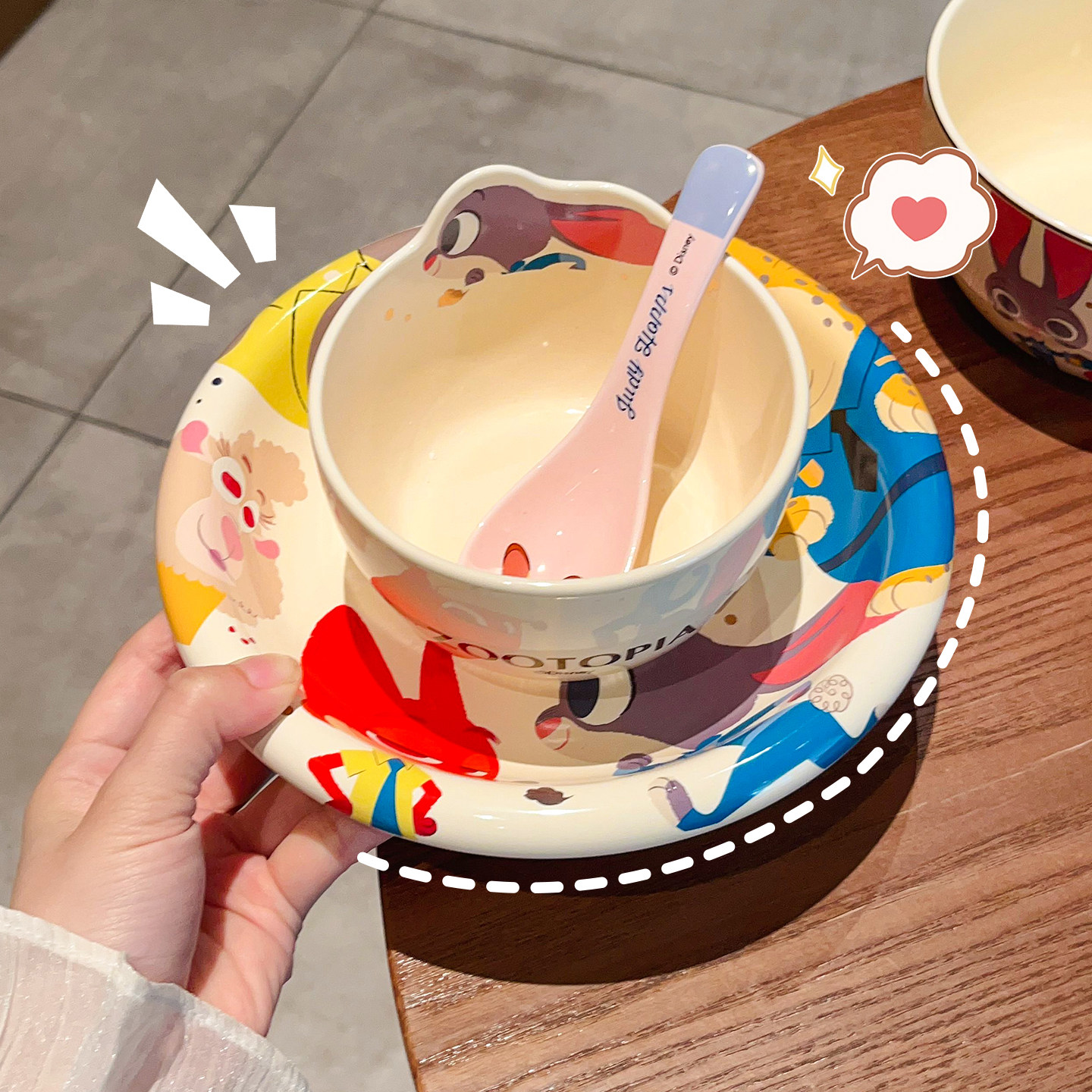 迪士尼陶瓷米饭碗家用2025新款