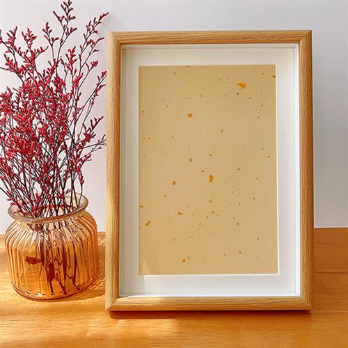 洒金仿古米色宣纸相框买回去自己书写DIY书法字画装饰画