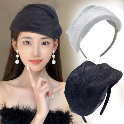 时尚女士半帽透气遮白发半帽头箍