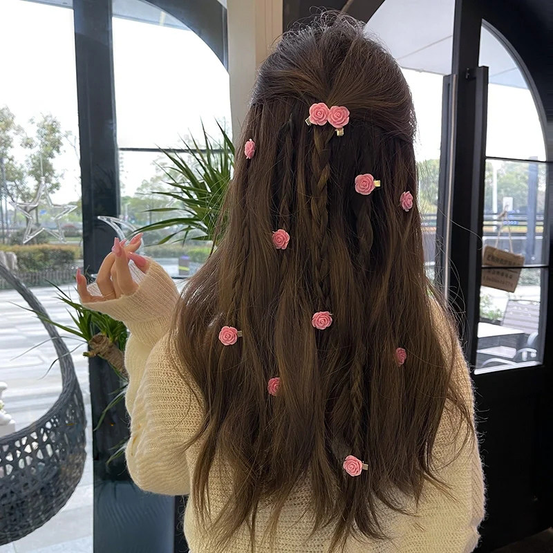 甜美小号发夹粉色发夹少女