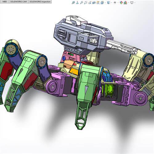DIY六足机器人-图纸单片机STM32和Arduino开源