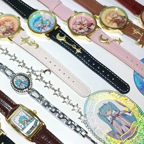 正版初音未来星月骑士系列手表盲盒潮玩周边腕表女生生日礼物