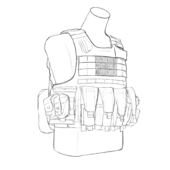 战术背心 新式 全套配件袋 正版