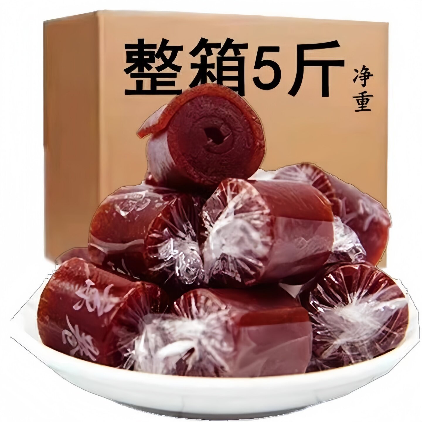 果丹皮1000g京卷山楂蜜饯零食片休闲食品散装袋装山东特产果干kk