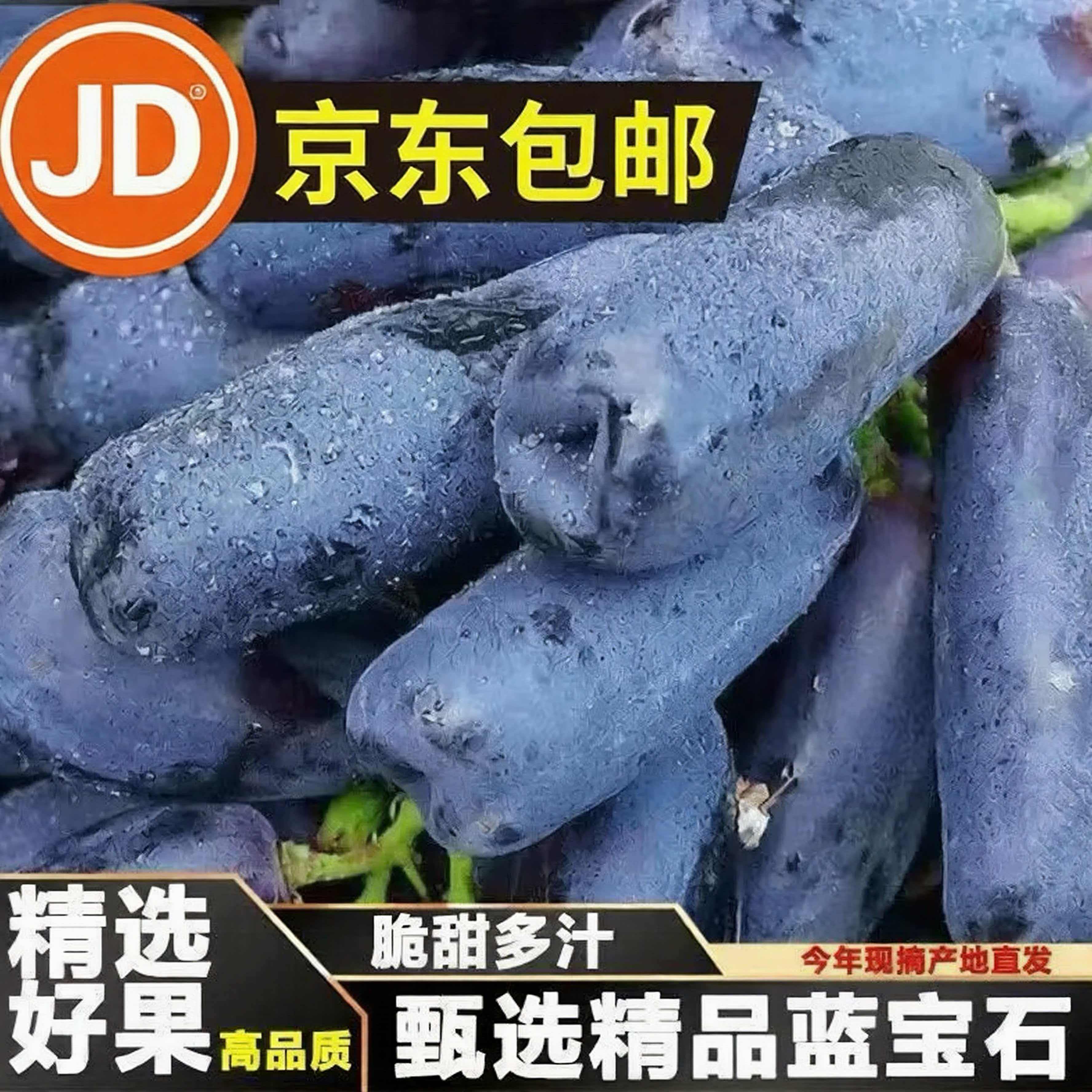 【现摘现发京东快递】蓝宝石葡萄金手指孕妇水果美人指无籽提子