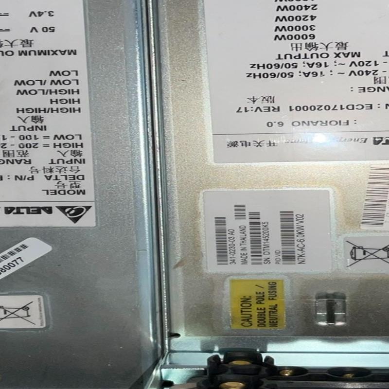 Nexus 7000 ?N7K-AC-6.0KW 电源，质保