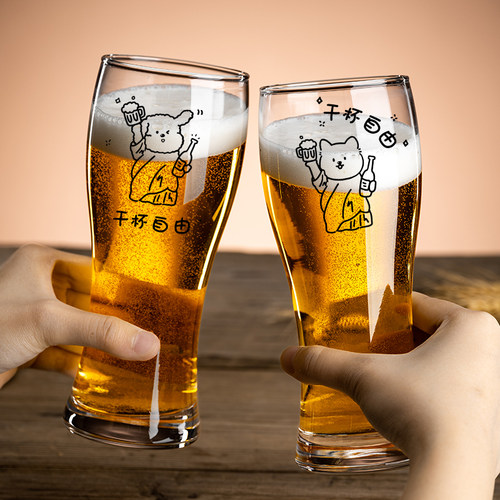 【设计师原创】可爱小狗像扎啤杯