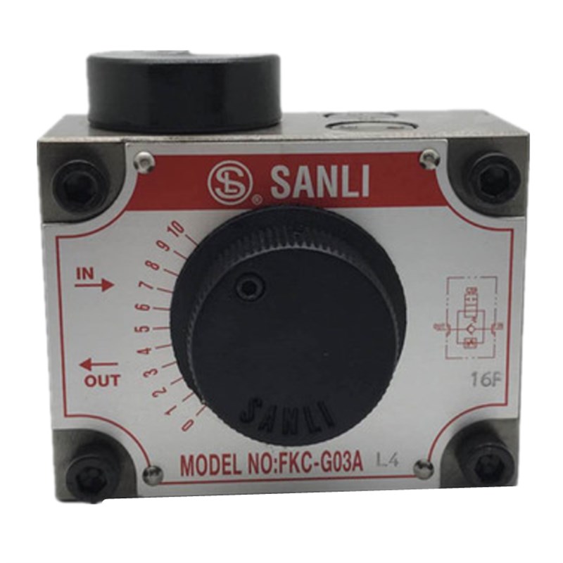 进口台湾SANLI液压调速阀FKC-G03A FKC-G03AL FKC-G03B FKC-G03BL