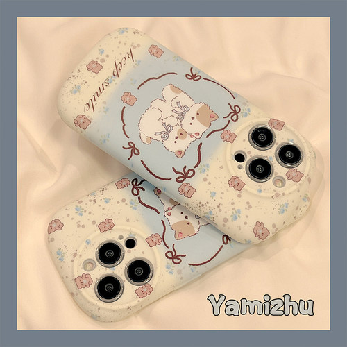 苹果软壳日韩风小狗包邮