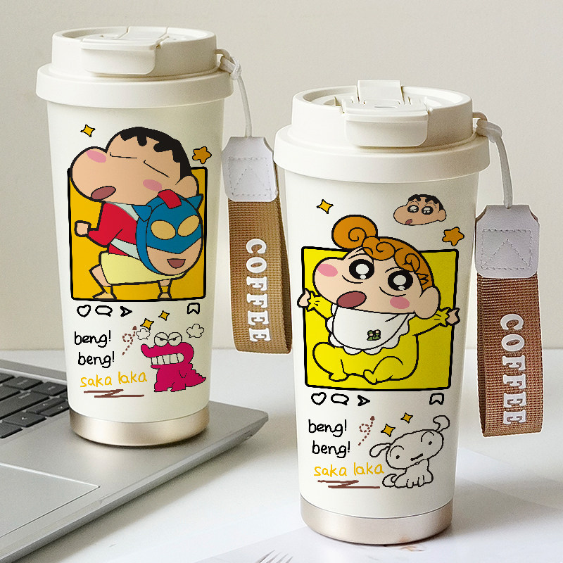 创意潮流保温咖啡杯可爱学生水杯子好看高颜值网红情侣ins带吸管