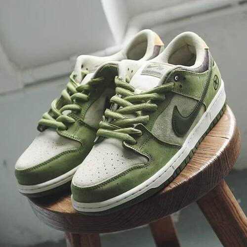 NIKE耐克 Dunk SB Pro 堀米雄斗绿白低帮男女休闲板鞋HF8022-300