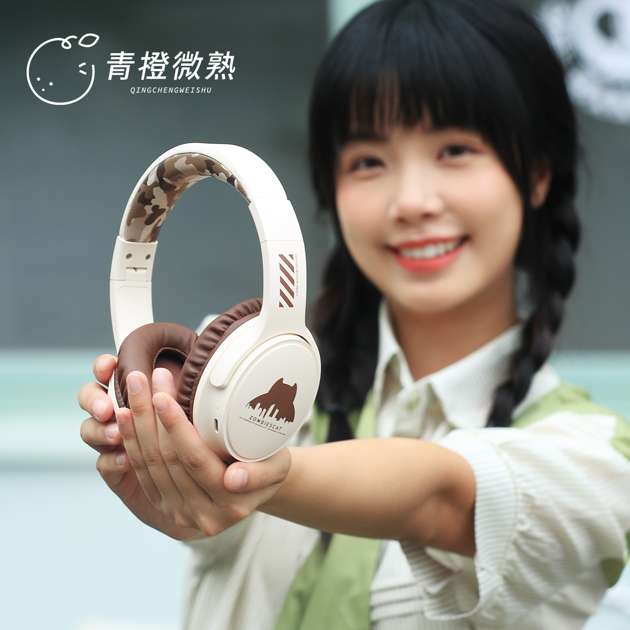 政府补贴丨魔鬼猫S5头戴式蓝牙耳机无线降噪电脑有线电竞2025新款
