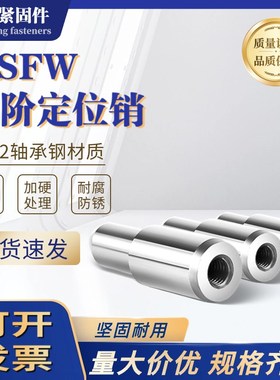 销钉台阶销圆柱定位销阶梯轴内螺纹销子MFSW轴承钢5/6/8/10/13