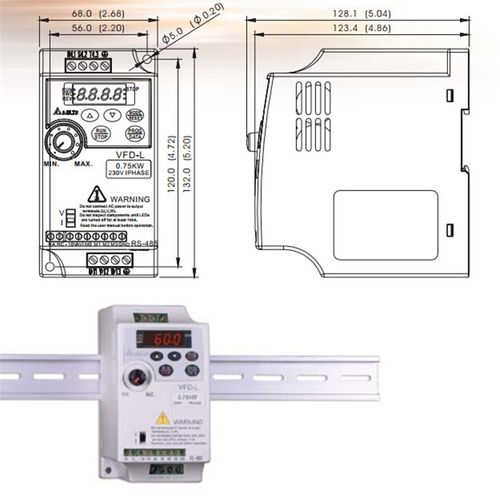 VFD002L21A VFD004L21A VFD007L21台达变频器L系列 0.2KW400W750W