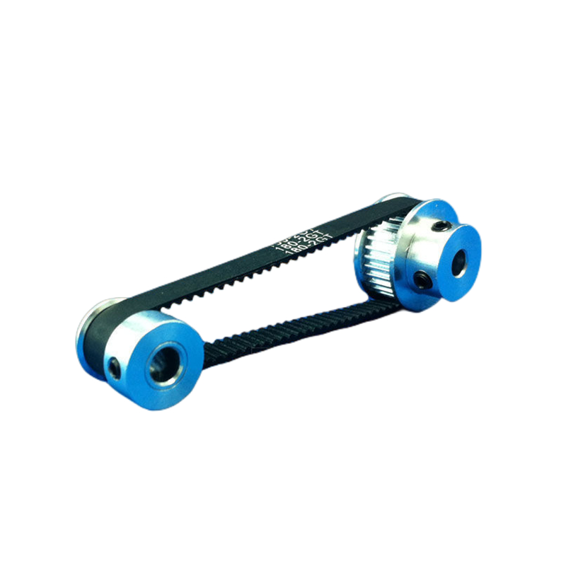 2GT皮带轮GT2同步轮带套件20齿40齿1:2减速比机械传V动组件带宽6m