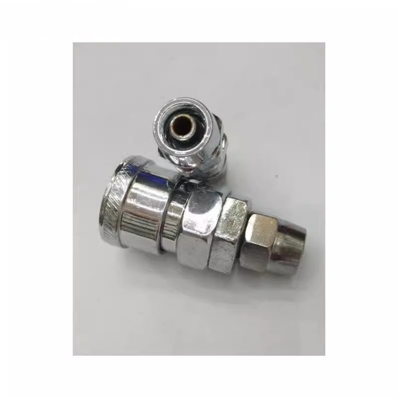 气泵空快插12接头气动气管接头公母头8mm10金属配件软管压机快速