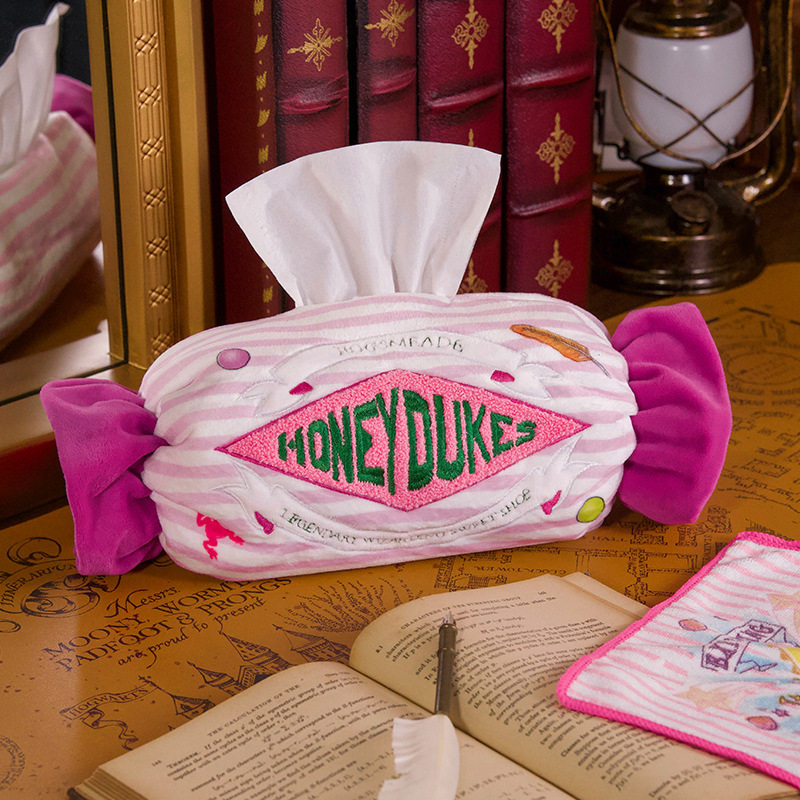 TS华纳正版授权哈利波特HoneyDukes毛绒纸巾收纳毛绒抽纸车载卧室