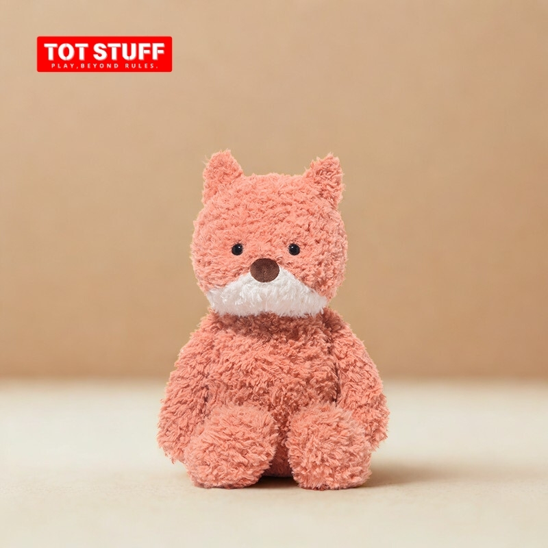 巴迪狐狸毛绒玩具可爱小鸟玩偶公仔睡觉抱枕娃娃女孩女生日礼物