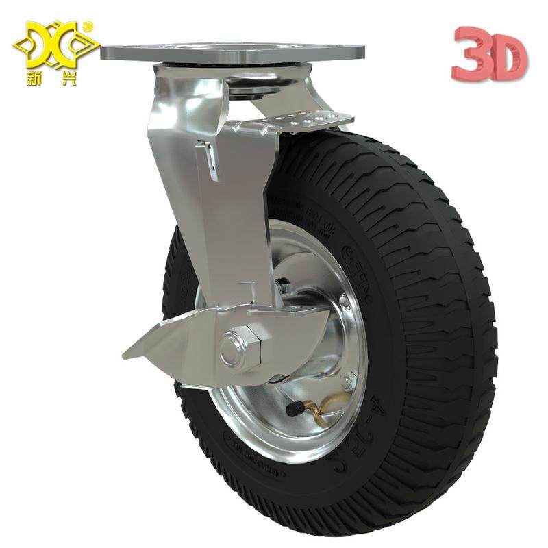 重型8寸充气橡胶脚轮带刹车酒店服务车房口车行李推车轮万向轮,鲜花速递/花卉仿真/绿植园艺,割草机/草坪机,淘宝优惠券,粉丝福利购,淘宝优惠卷