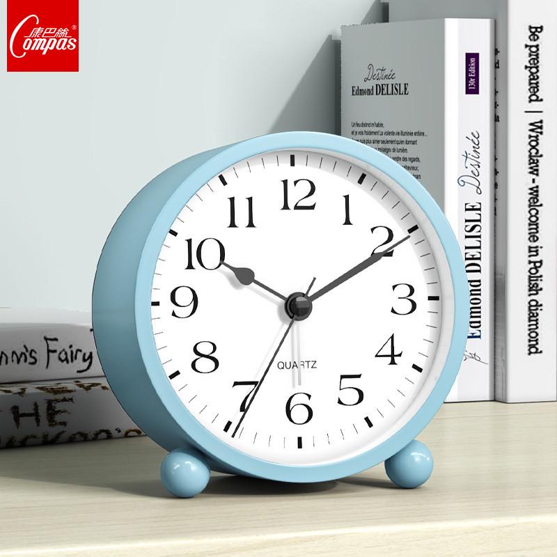 zm6h夜灯康巴丝现代简约小闹钟学生专用批发儿童卧室超大闹铃静音