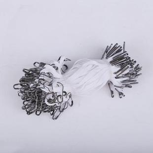 辅料罗纹带吊厂家 手穿绳罗纹带葫芦别针粒供应吊牌绳线服装