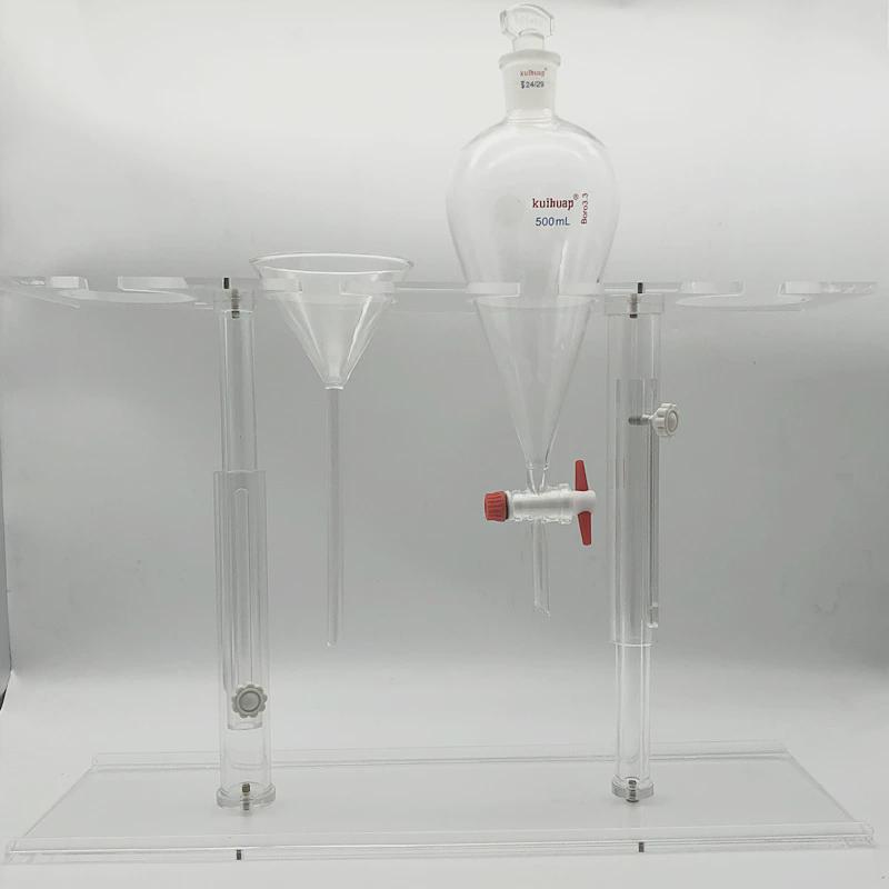 有机玻璃/木质/铁质液分漏斗架125/250/500ml2孔4孔实验用架子