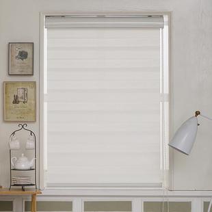 厂家遮光卷帘金丝麻柔纱帘办公室浴室现货客厅百叶窗帘成品