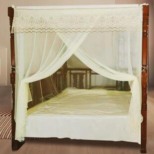 蚊帐家用2024可1米5卧室1米8架子床落地新款定特加密罩子老式新款