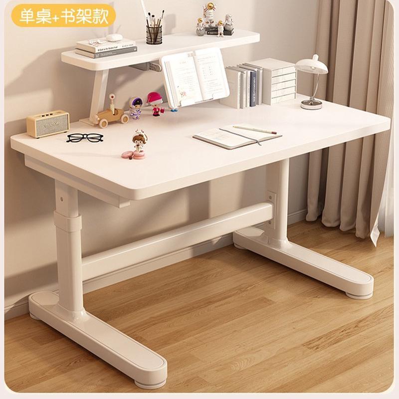 升降课桌学习桌手摇批发家用办公桌电脑桌带抽屉书架写字桌升降桌