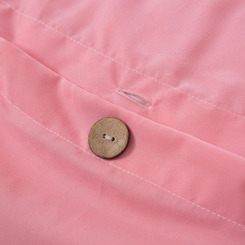 热销纯色床上用品磨毛四件套纽扣款被套1.5米1.8m双人床单学生宿