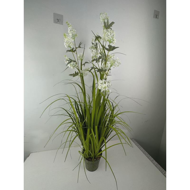 仿真洋葱草落地植物摆件办公室客厅绿植装饰葱花草洋葱假绿植盆栽