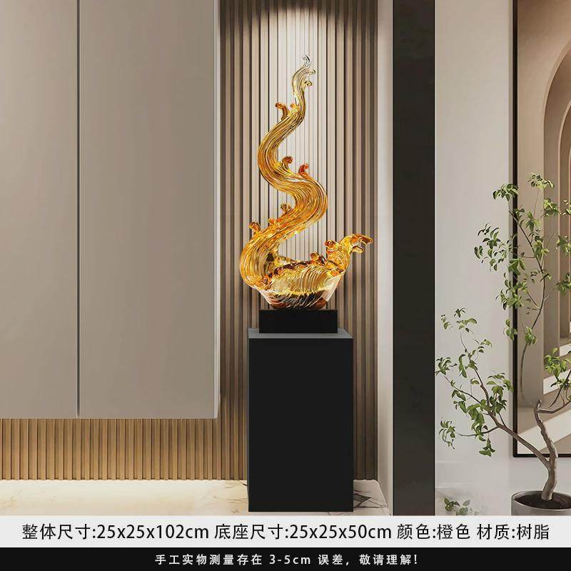 玄关风生水起钥匙收纳龙年摆件轻奢家居客厅高挡电视柜装饰办公室
