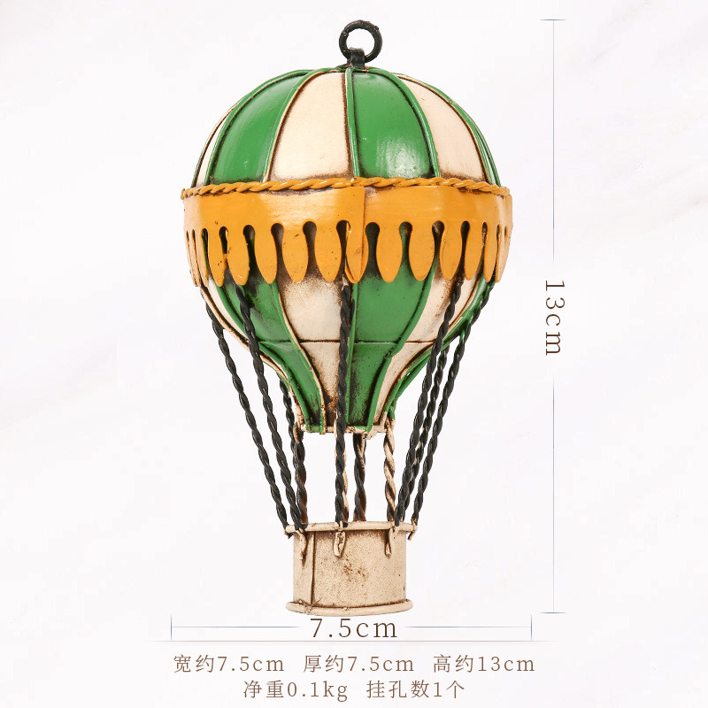北欧墙面装饰创意墙上热气球立体铁艺壁饰儿童房间布置挂饰墙饰
