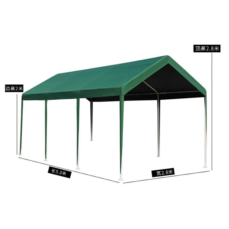 户外车棚停车棚家用遮阳雨棚夜市露营集市网红展览广告摊位摆地摊