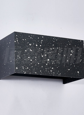 黑色方形创意壁灯走廊过道灯具床头灯客厅背景墙装饰卧室厂家批发