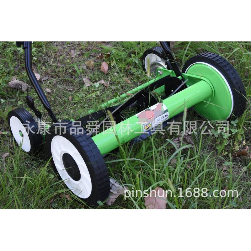 手推式割草机手推草坪机16寸20寸四轮无动力无引擎卷筒剪草机