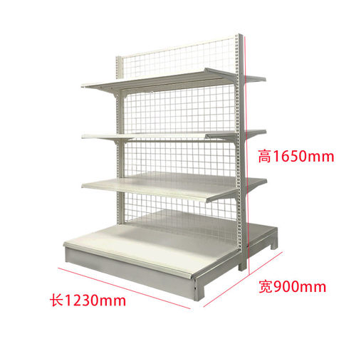 超市货架展示架厂家定制商超货架网格片超市货架多层货架单双面
