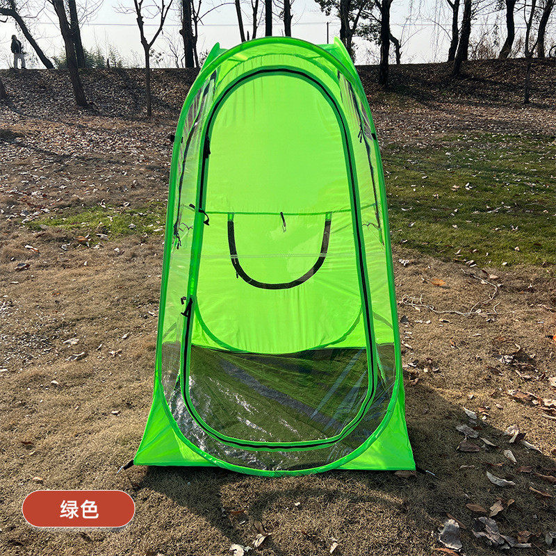 可折叠便携弹出式pvc透明帐篷室外体育露营观赛钓鱼防雨户外帐篷