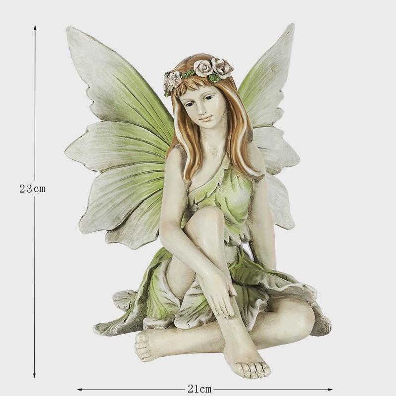摆设少女花仙子欧式创意花园家居庭院别墅装饰工艺品树脂雕像摆件