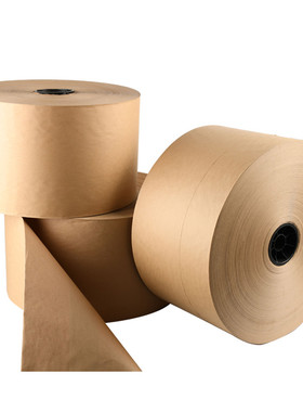 缓冲牛皮纸垫填充高强度三折防护成型绿色固定包装包裹保护卷纸