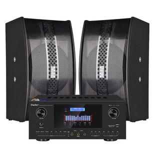 全套点歌触摸屏一体机卡拉OK功放家用K歌110 家庭ktv音响套装 220V