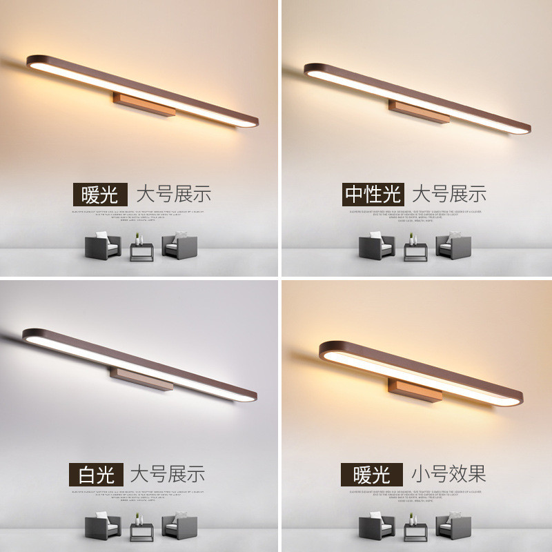 简约创意个性镜前灯2023新款欧式现代椭圆灯led浴室卫生间壁灯