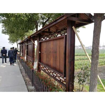 防腐木质宣传栏江浙户外宣传栏指示牌广告牌实木公告栏牌匾导向牌
