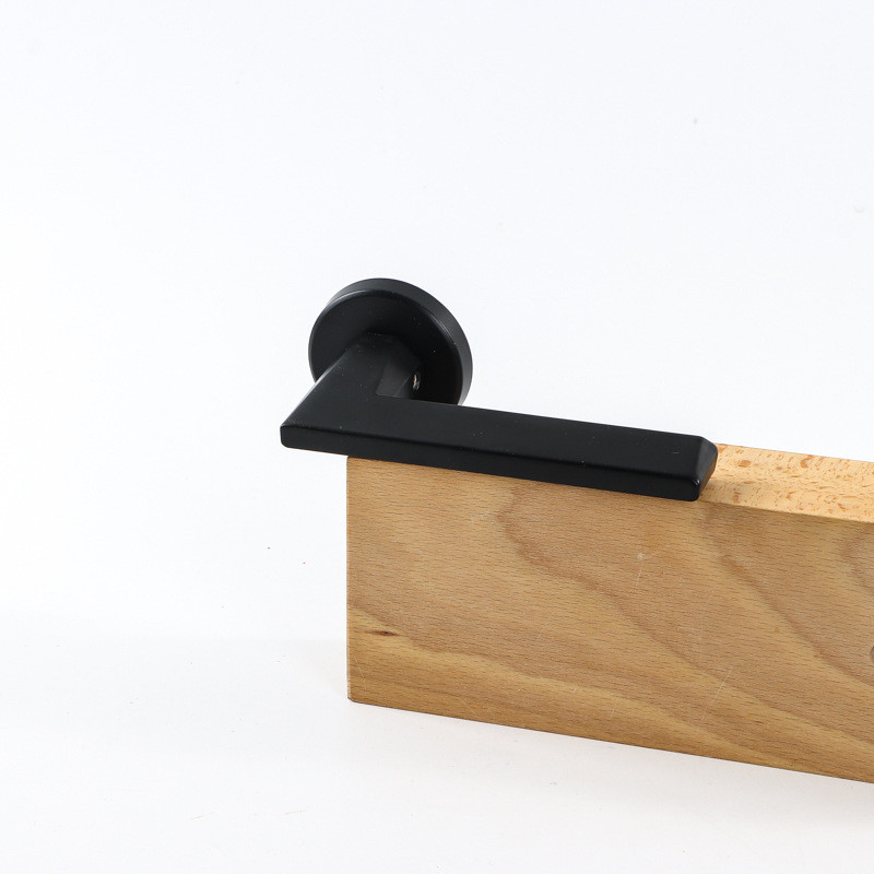 现代简约门锁室内分体锁卫生间门拉手执手锁磁吸静音卧室门把手