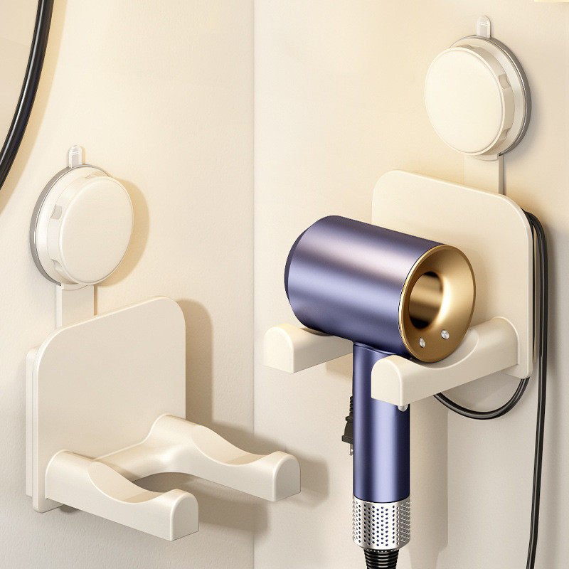 九适用壁挂吸盘吹风机置物架免打孔奶白电吹风挂架浴室绕,家庭/个人清洁工具,吹风机置物架,淘宝优惠券,粉丝福利购,淘宝优惠卷