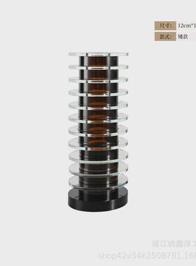 水晶花器花瓶样板房客厅餐桌名宿床头柜电脑桌玄关别墅工艺品