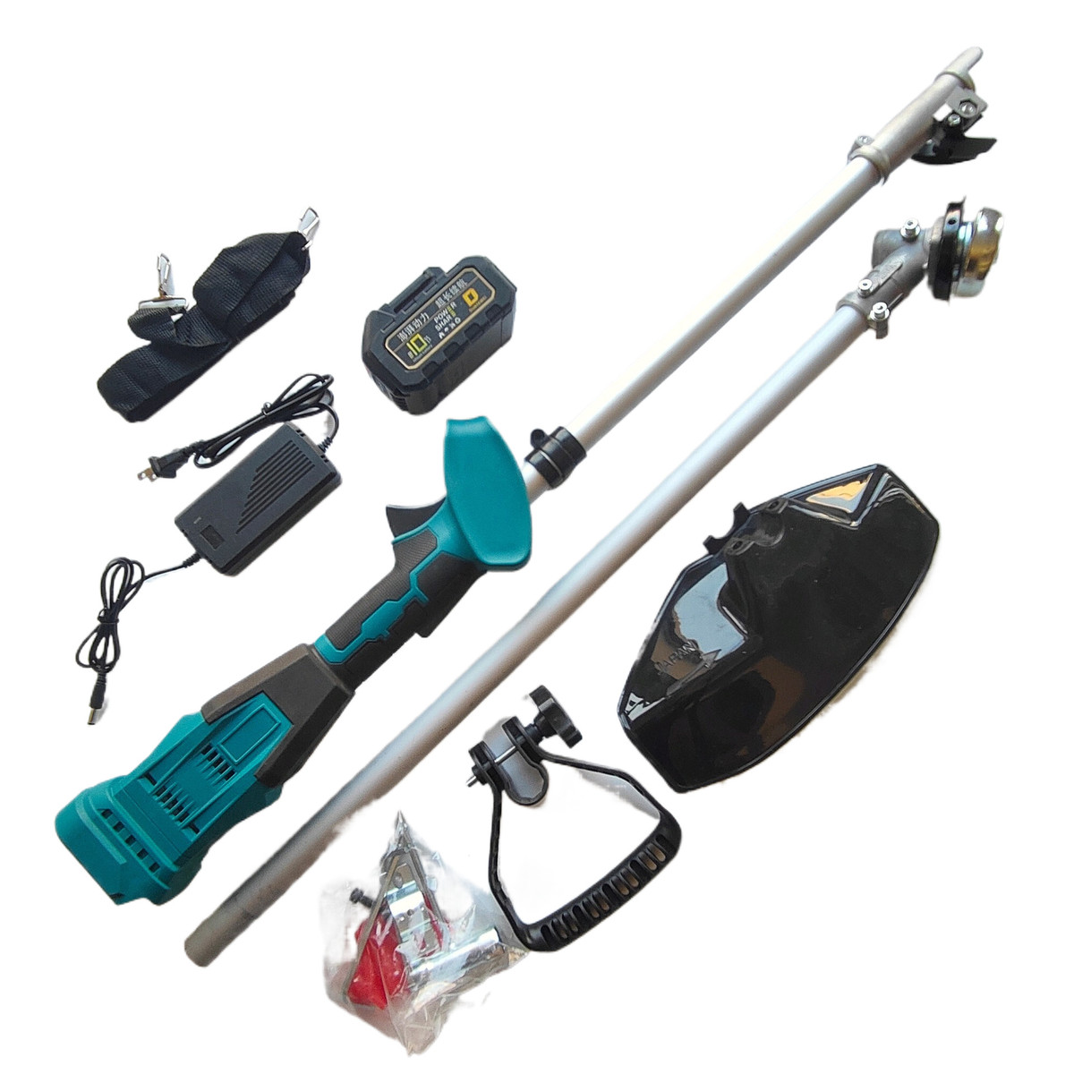 大功率10寸无刷多功能充电式除草背负式电动割草机小型农用打草机