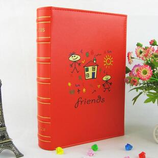 6寸300张，靓影相册，4R照片可放300张，送留言条，仿皮面