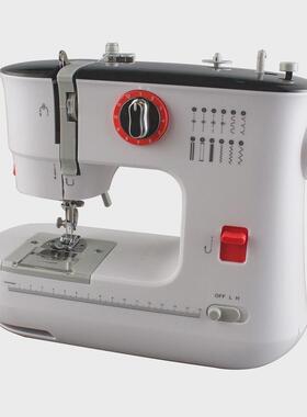 新品519双针双线12种线迹锁扣锁眼吃厚6层家用电动自动缝纫机